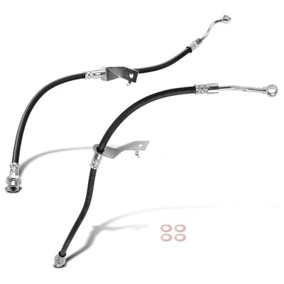 2 Pcs Front Brake Hydraulic Hose