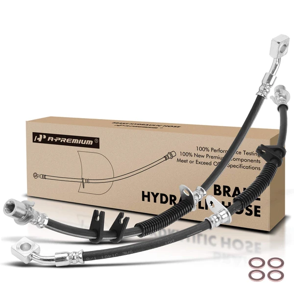 2 Pcs Front Brake Hydraulic Hose for 2015-2016 Cadillac CTS