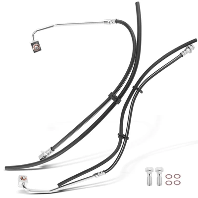 2 Pcs Front Brake Hydraulic Hose