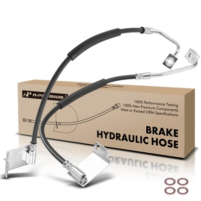2 Pcs Rear Brake Hydraulic Hose