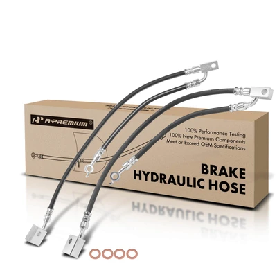 2 Pcs Front Brake Hydraulic Hose