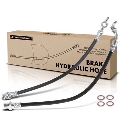 2 Pcs Front Brake Hydraulic Hose