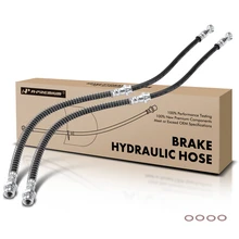 2 Pcs Front Brake Hydraulic Hose for 2003-2007 Mitsubishi Outlander