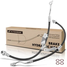 2 Pcs Front Brake Hydraulic Hose for 2010-2013 Kia Soul