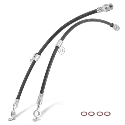 2 Pcs Front Brake Hydraulic Hose