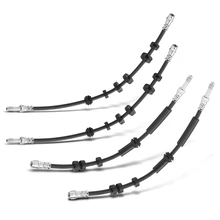 4 Pcs Front & Rear Brake Hydraulic Hose