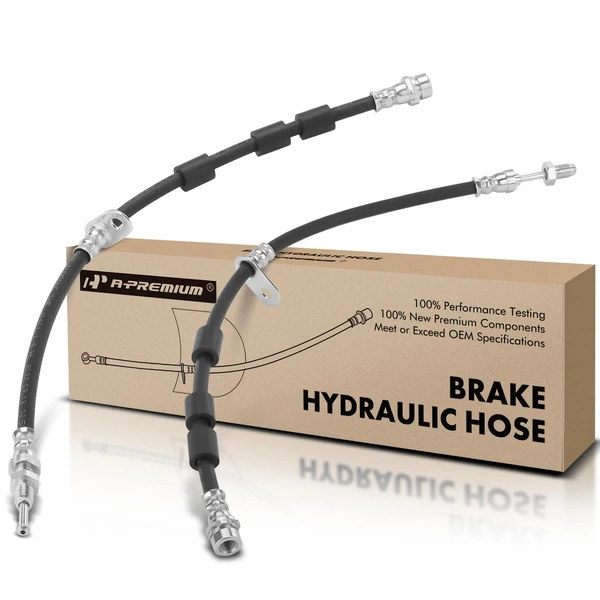 2 Pcs Front Brake Hydraulic Hose for Ford Ecosport 2013-2017