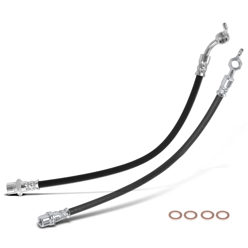 2 Pcs Front Brake Hydraulic Hose for Lexus RC300 2018-2019