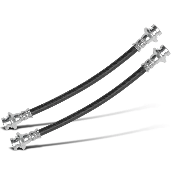 2 Pcs Rear Brake Hydraulic Hose for Chevrolet Spark 2013-2015 L4 1.2L