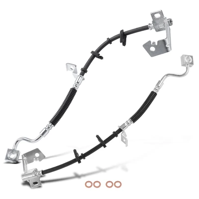 2 Pcs Front Brake Hydraulic Hose