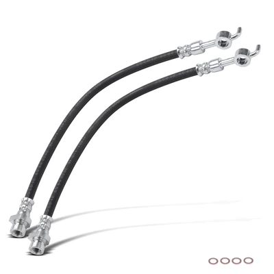 2 Pcs Rear Brake Hydraulic Hose