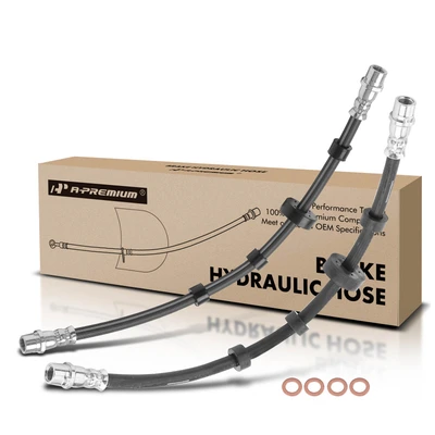 2 Pcs Front Brake Hydraulic Hose
