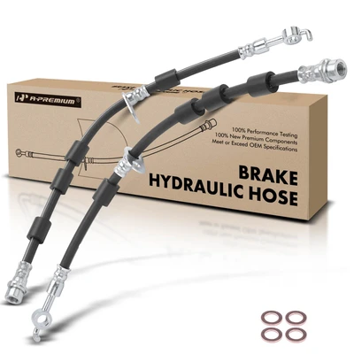 2 Pcs Front Brake Hydraulic Hose