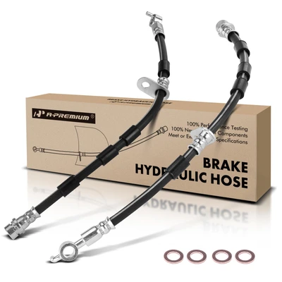 2 Pcs Front Brake Hydraulic Hose