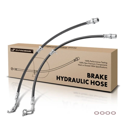 2 Pcs Rear Brake Hydraulic Hose