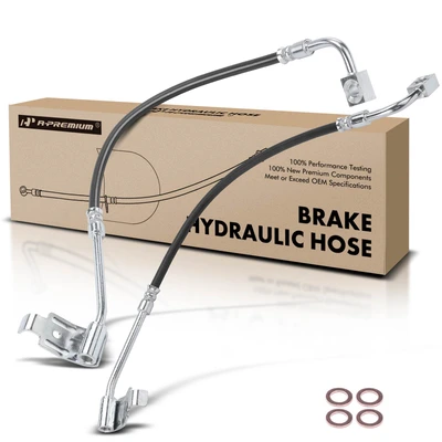 2 Pcs Rear Brake Hydraulic Hose