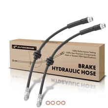2 Pcs Front Brake Hydraulic Hose