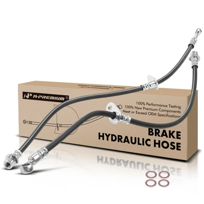 2 Pcs Rear Brake Hydraulic Hose