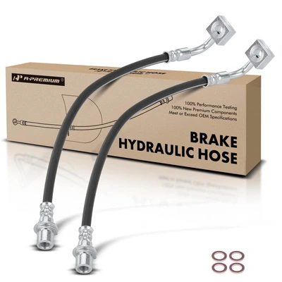 2 Pcs Rear Brake Hydraulic Hose