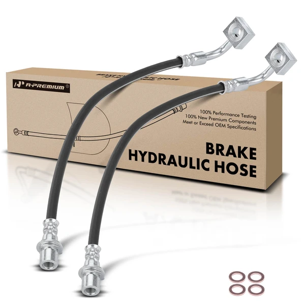 2 Pcs Rear Brake Hydraulic Hose for Tesla S 2012-2016 ELECTRIC