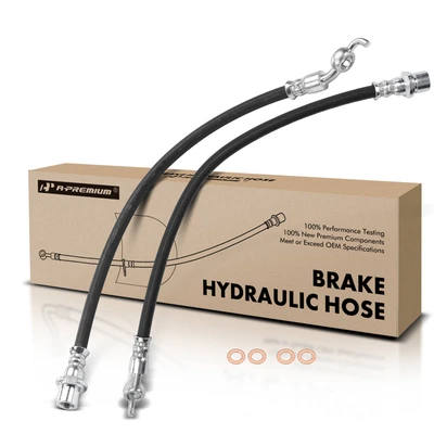 2 Pcs Rear Brake Hydraulic Hose