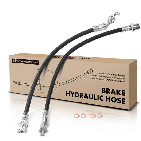 2 Pcs Rear Brake Hydraulic Hose for 2014-2020 Lexus IS350