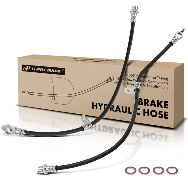 2 Pcs Rear Brake Hydraulic Hose for Toyota Camry 2012-2017 Avalon Lexus