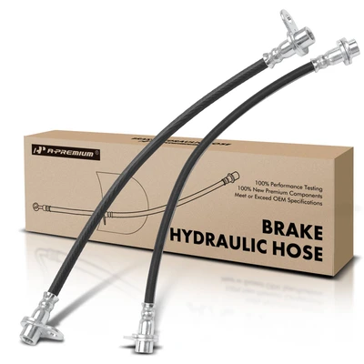2 Pcs Rear Inner Brake Hydraulic Hose