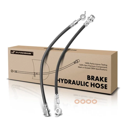 2 Pcs Rear Brake Hydraulic Hose