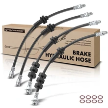 4 Pcs Front & Rear Brake Hydraulic Hose for 2014-2016 Dodge Dart