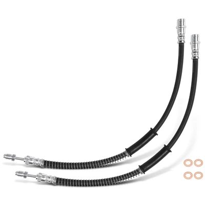 2 Pcs Front Brake Hydraulic Hose