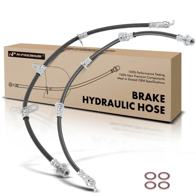 2 Pcs Rear Brake Hydraulic Hose