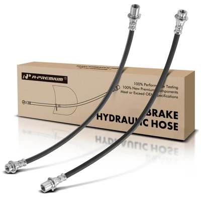 2 Pcs Rear Inner Brake Hydraulic Hose