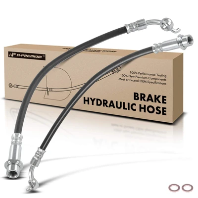 2 Pcs Front Brake Hydraulic Hose