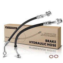 2 Pcs Rear Brake Hydraulic Hose