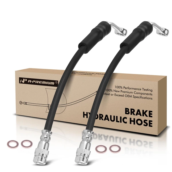 2 Pcs Rear Brake Hydraulic Hose for Audi TT Quattro 2016-2021 A3 VW Jetta