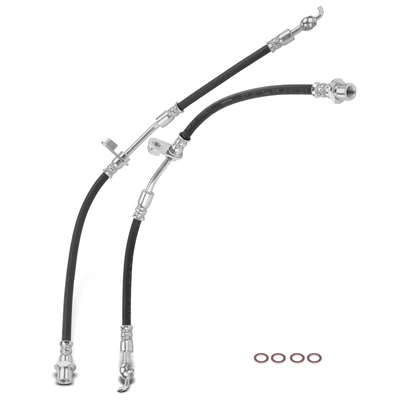 2 Pcs Front Brake Hydraulic Hose