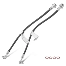 2 Pcs Rear Brake Hydraulic Hose
