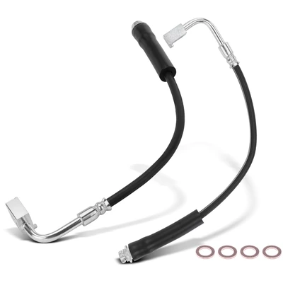 2 Pcs Rear Brake Hydraulic Hose