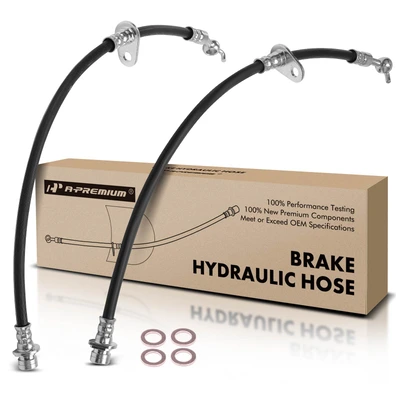 2 Pcs Rear Brake Hydraulic Hose