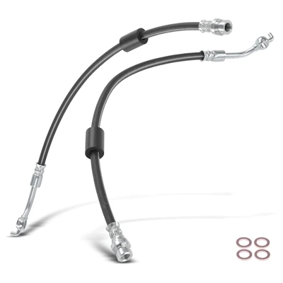 2 Pcs Rear Brake Hydraulic Hose