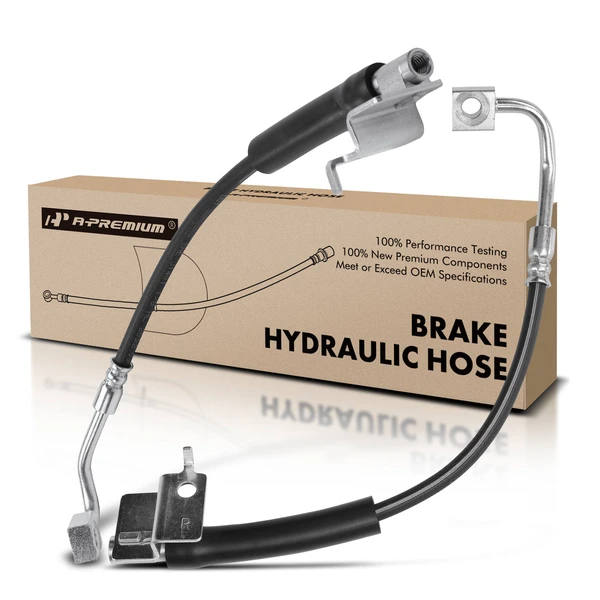 2 Pcs Front Brake Hydraulic Hose for Ford Mustang 2015-2021