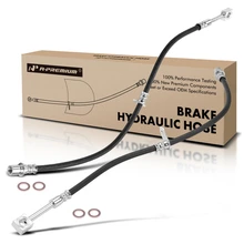 2 Pcs Front Brake Hydraulic Hose