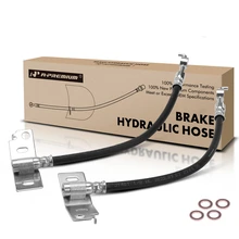 2 Pcs Rear Brake Hydraulic Hose