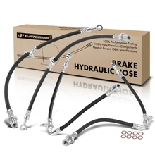 4 Pcs Front & Rear Brake Hydraulic Hose for 2015-2019 Subaru Legacy
