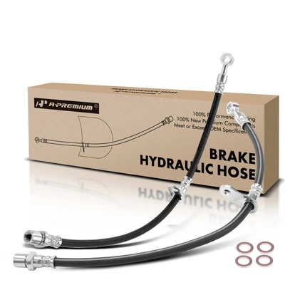 2 Pcs Rear Brake Hydraulic Hose