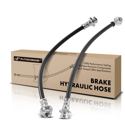 2 Pcs Front Brake Hydraulic Hose