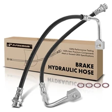 2 Pcs Rear Brake Hydraulic Hose