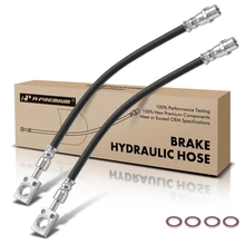 2 Pcs Rear Brake Hydraulic Hose