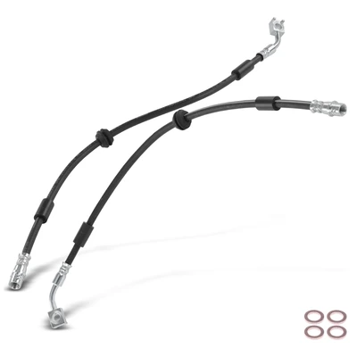 2 Pcs Front Brake Hydraulic Hose
